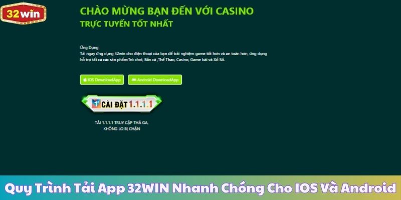 Quy Trình Tải App 32WIN Nhanh Chóng Cho IOS Và Android