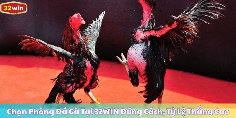 Chọn Phòng Đá Gà Tại 32WIN Đúng Cách, Tỷ Lệ Thắng Cao